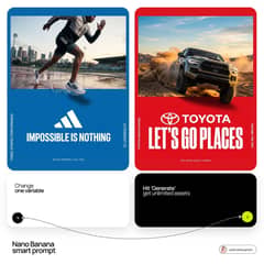 Advertising poster template