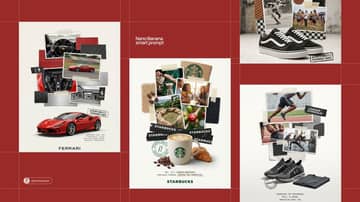 Product poster template