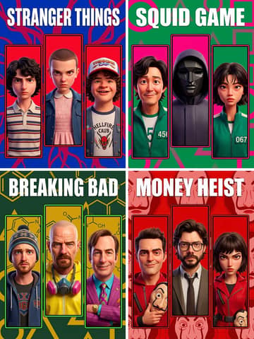 Movie poster template