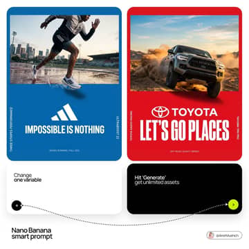 Advertising poster template