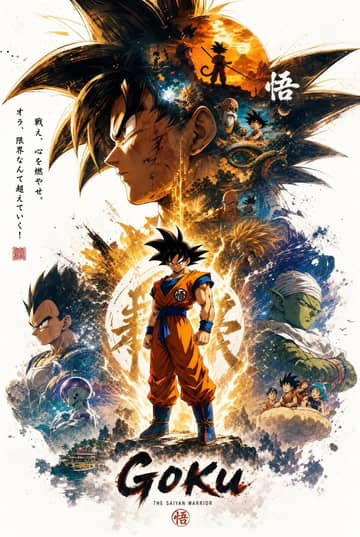 Comic poster template