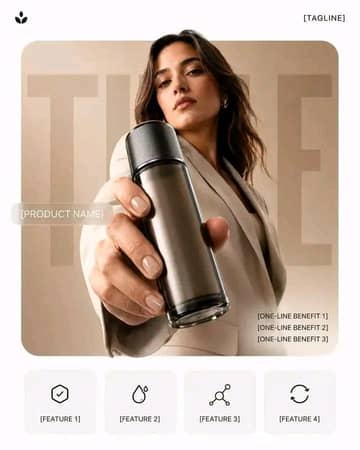 Product poster template