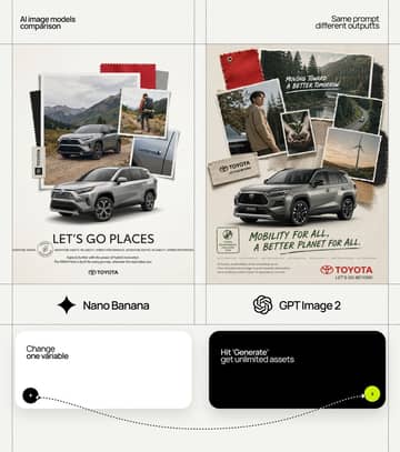 Advertising poster template