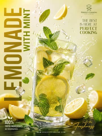 Product poster template