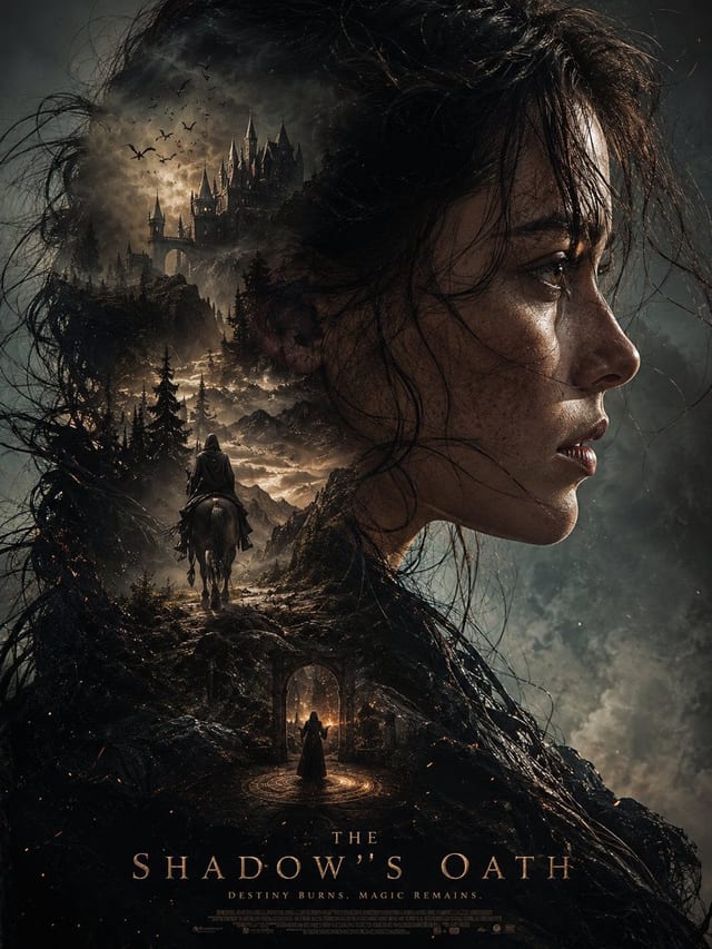 Movie poster template from MeiGen